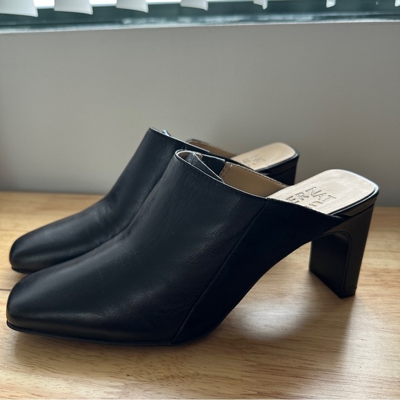 Naturalizer Black Paloma Mules with Square Toe, NWOT - Picture 2 of 6